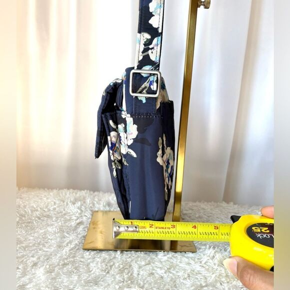 Floral Vera Bradley Crossbody Bag in Navy Blue NWT - Picture 12 of 13